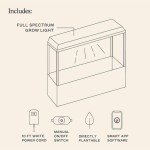 Smart Growhouse with LED Lights for Indoor Plants