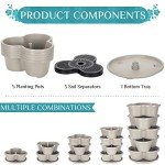 Stackable Vertical Planter for Easy Herb Growing