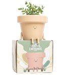 Cute 3.5 Inch Funny Plant Pot with Drainage