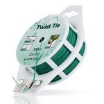 Green Twist Ties for Gardening and Home Use