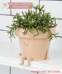 Cute 3.5 Inch Funny Plant Pot with Drainage
