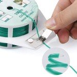 Green Twist Ties for Gardening and Home Use