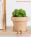 Cute 3.5 Inch Funny Plant Pot with Drainage