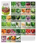 Heirloom Vegetable Seeds Garden Kit – 16,000+ Seeds