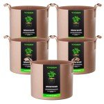 VIVOSUN 5-Pack Heavy-Duty Grow Bags with Handles