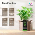 VIVOSUN 5-Pack Heavy-Duty Grow Bags with Handles