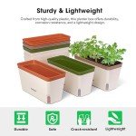 VIVOSUN Self-Watering Herb Planters, 6-Pack
