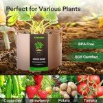 VIVOSUN 5-Pack Heavy-Duty Grow Bags with Handles