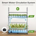 60-Pod Hydroponic Indoor Vertical Garden System