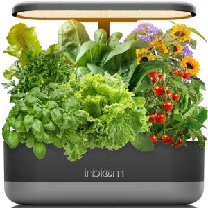 Inbloom 12-Pod Hydroponics Indoor Herb Garden Kit