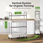 60-Pod Hydroponic Indoor Vertical Garden System