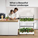 60-Pod Hydroponic Indoor Vertical Garden System