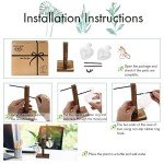 Retro Plant Terrarium with Wooden Stand - 2 Bulb Vases