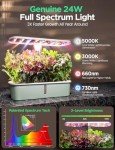 LETPOT LPH-Air Hydroponics Growing System Kits, APP & WiFi Controlled Smart Indoor Garden with 24W Grow Light Full Spectrum, 10 Pods Planter Indoor Gardening for Gifts, Kitchen, Vegetable