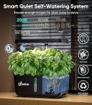 Hydroponics Growing System, 8Pods Indoor Garden Plant Germination Kit with Height Adjustable LED Grow Light, Indoor Hydroponic Growing System Herb Garden, Ideal Gifts for Women Mom/Wife/Grilfriend
