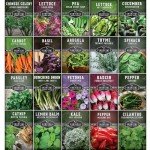 Indoor Garden Vegetables Hydroponic Apartment Garden - Non-GMO Heirloom Vegetable Varieties for Small-Space Patio Garden - Hydroponics-Friendly - Plant Indoors or Outdoors - Survival Garden Seeds