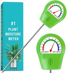 GROWIT Indoor Plant Moisture Meter - No Battery Needed