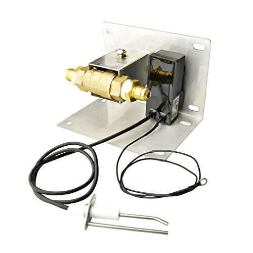 Spark Ignition Gas Burner Kit with Shut-Off Valve
