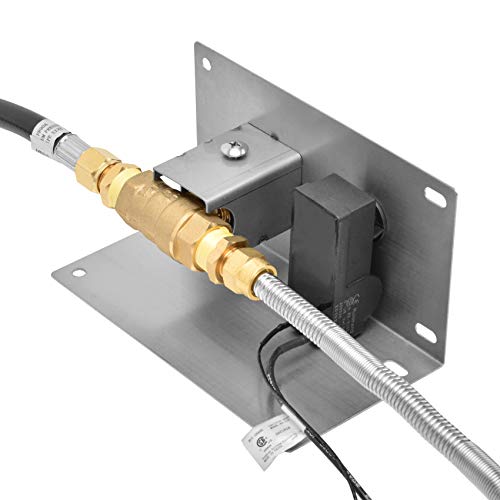 Spark Ignition Gas Burner Kit with Shut-Off Valve