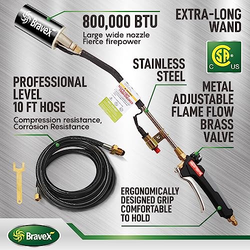 Outdoor Propane Weed Burner Torch