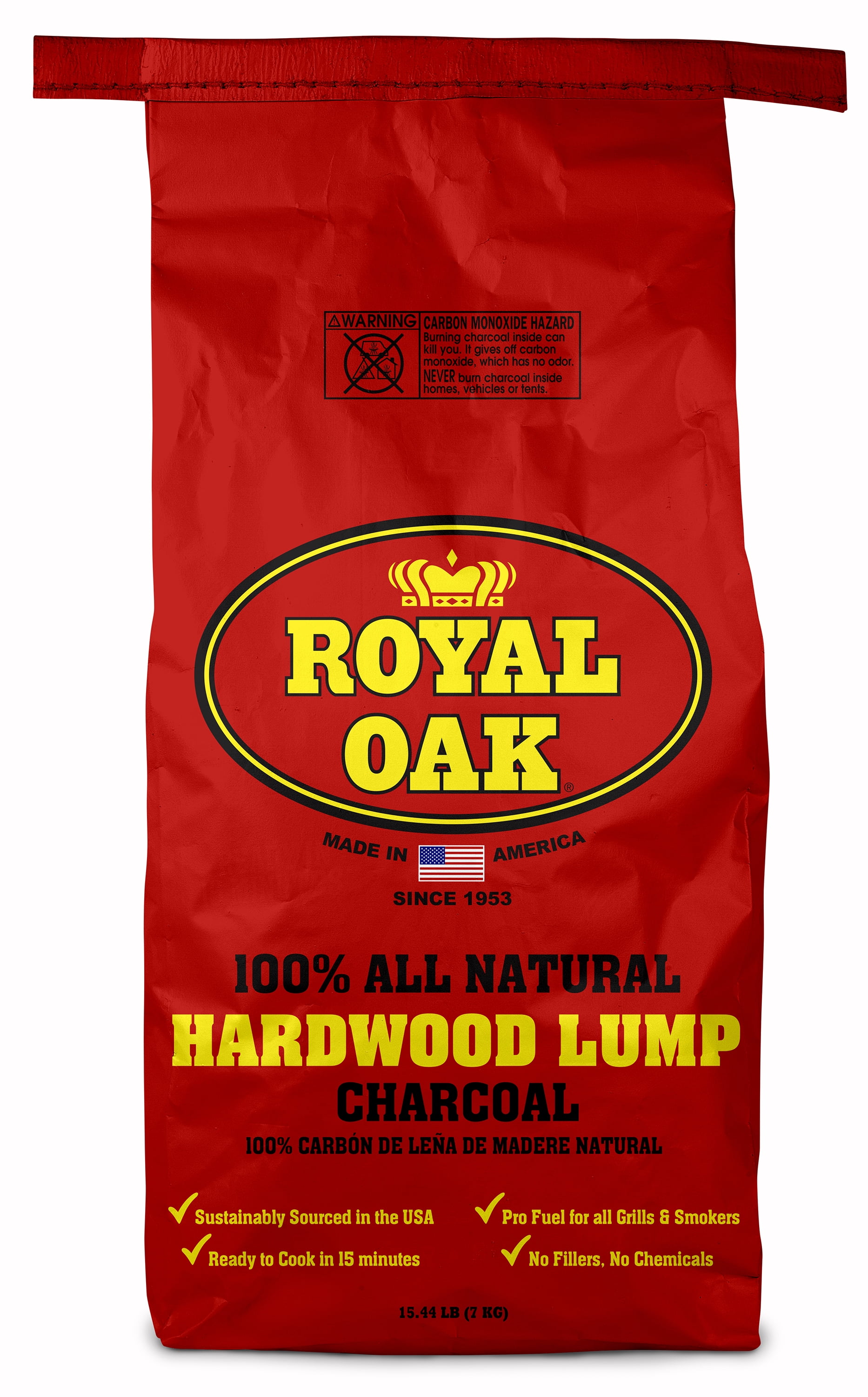 15.4 lbs Royal Oak All-Natural Lump Charcoal