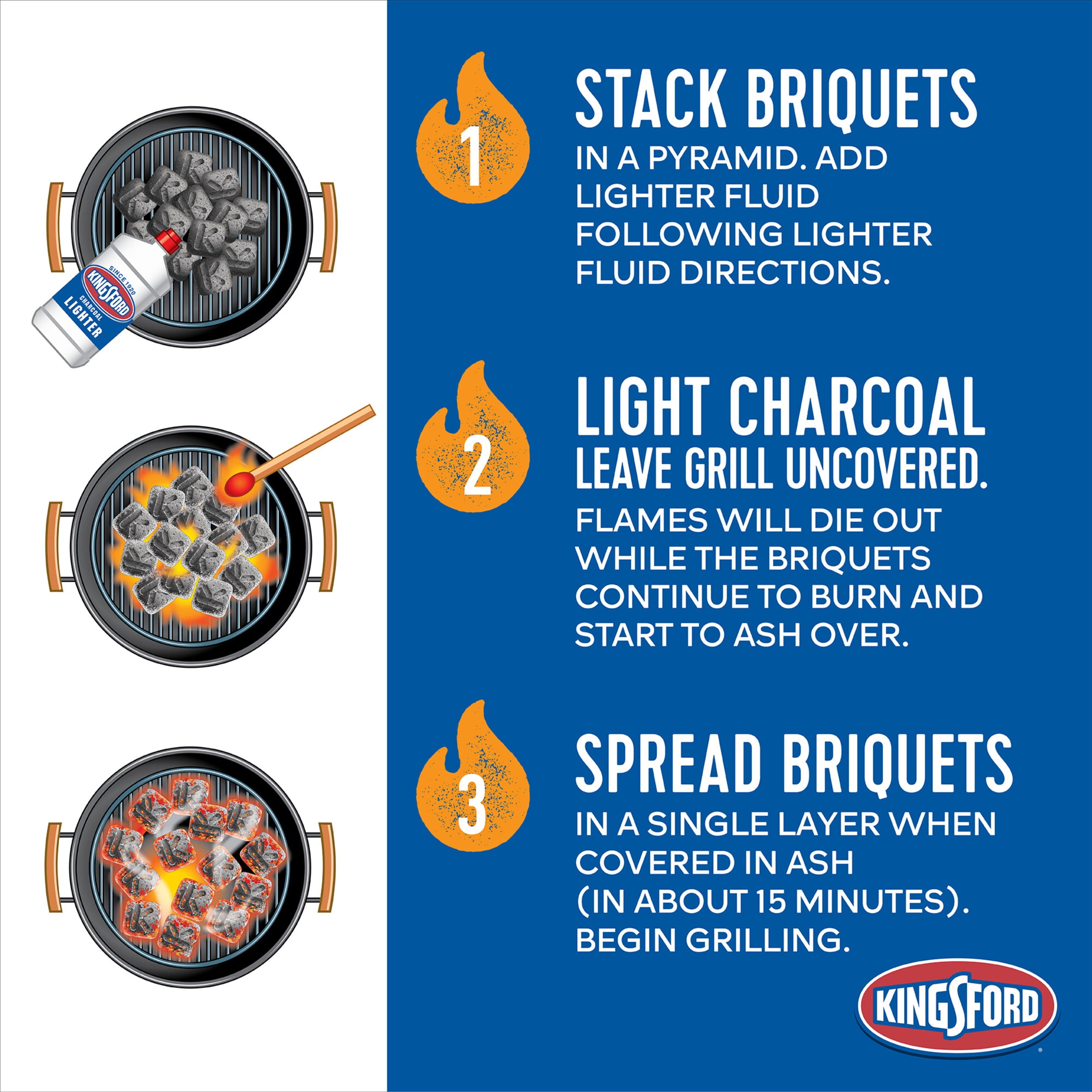 Kingsford Original Charcoal Briquettes, 16 lb (2 pack)