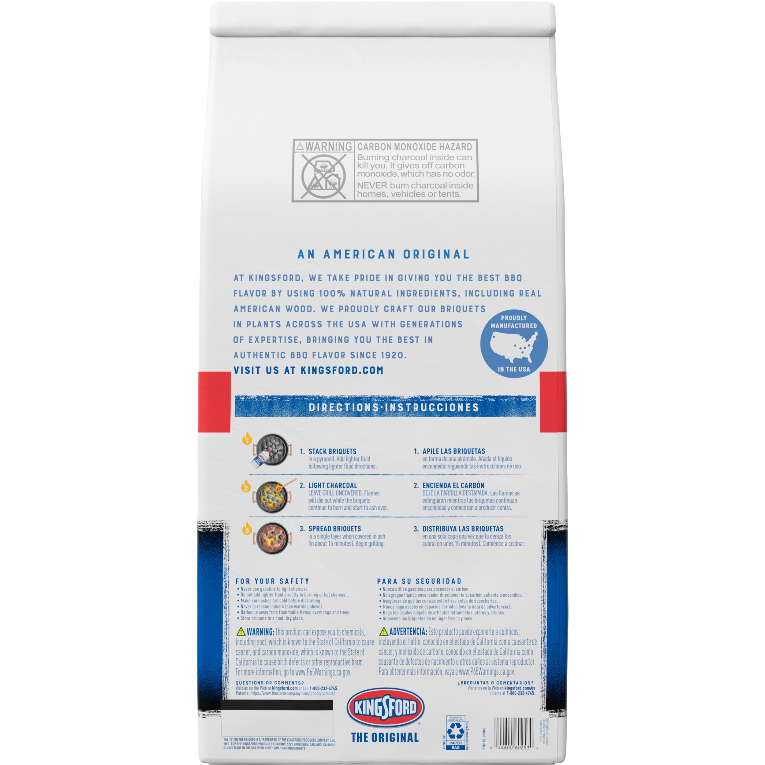 Kingsford Original Charcoal Briquettes, 16 lb (2 pack)