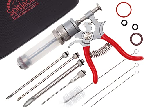 SpitJack Meat Injector Gun with 4 Needles