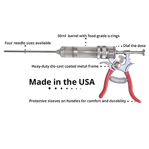SpitJack Meat Injector Gun with 4 Needles