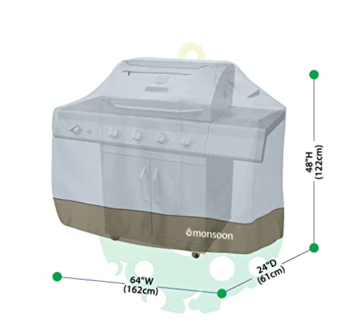 Waterproof BBQ Grill Cover for Outdoor Grills (64")
