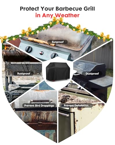 Weather-resistant 58" BBQ Grill Cover