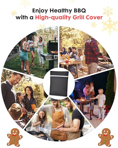 Weather-resistant 58" BBQ Grill Cover