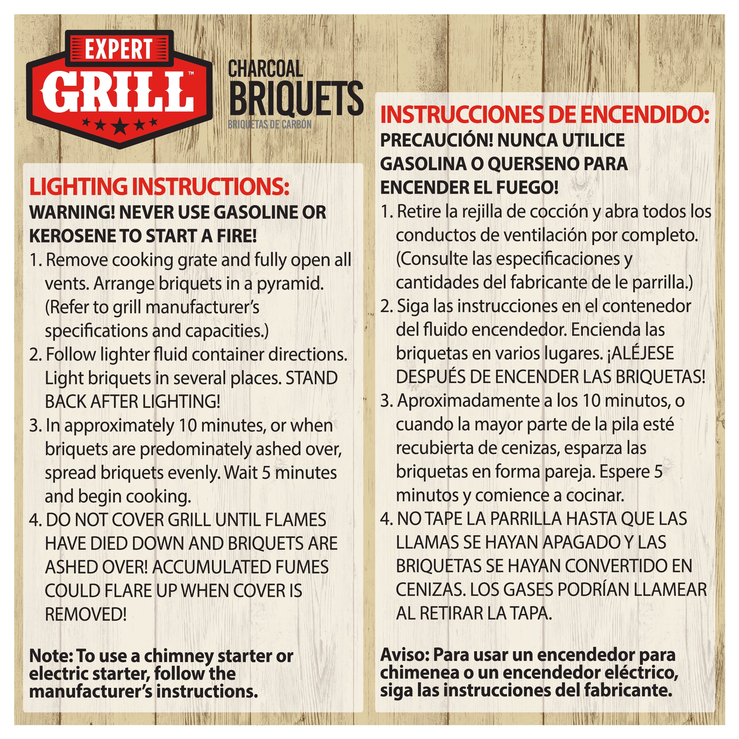 Expert Grill Charcoal Briquets, Charcoal Briquettes, 16 Lb