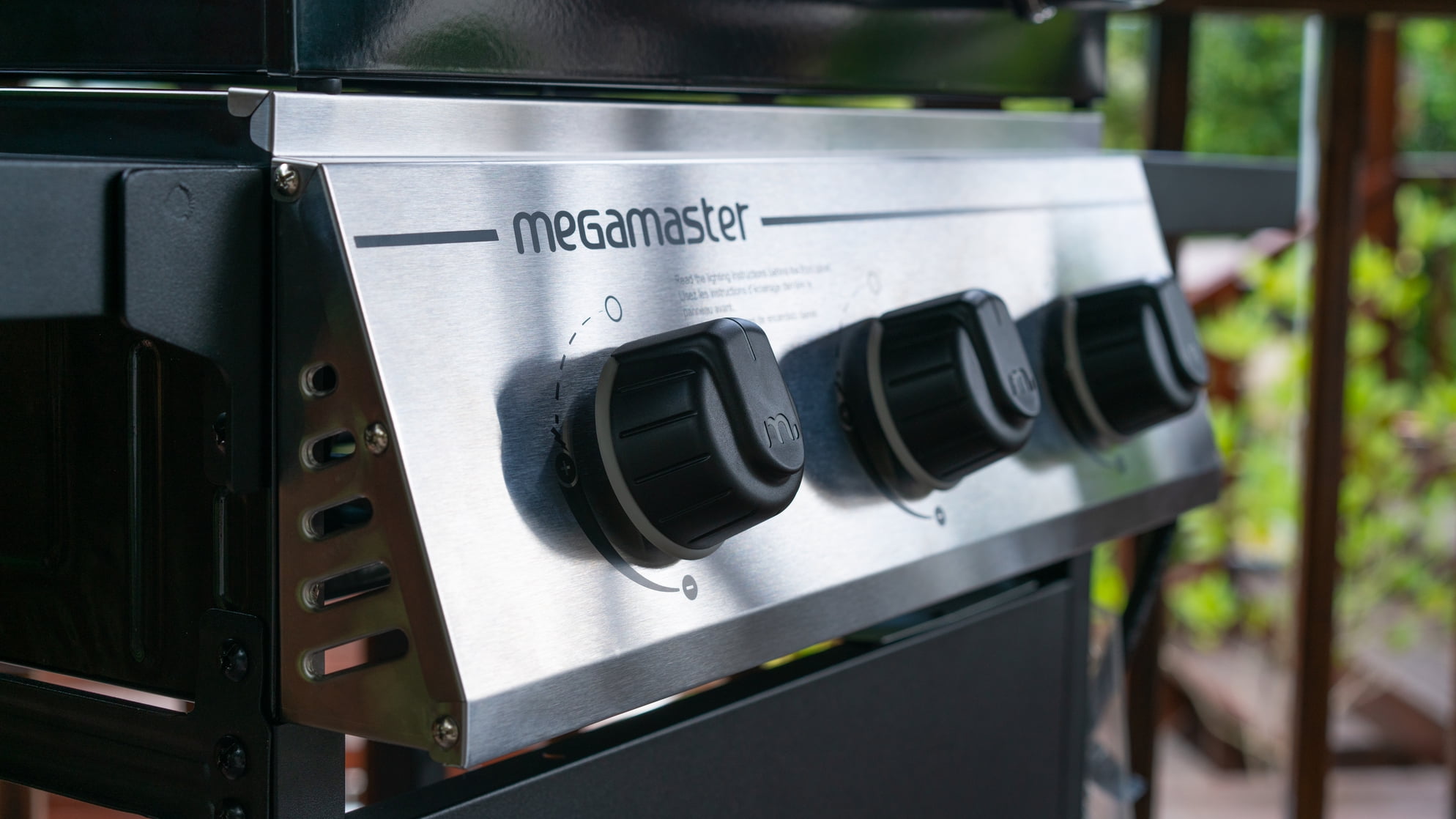 Megamaster 3 Burner Gas Grill, Liquid Propane