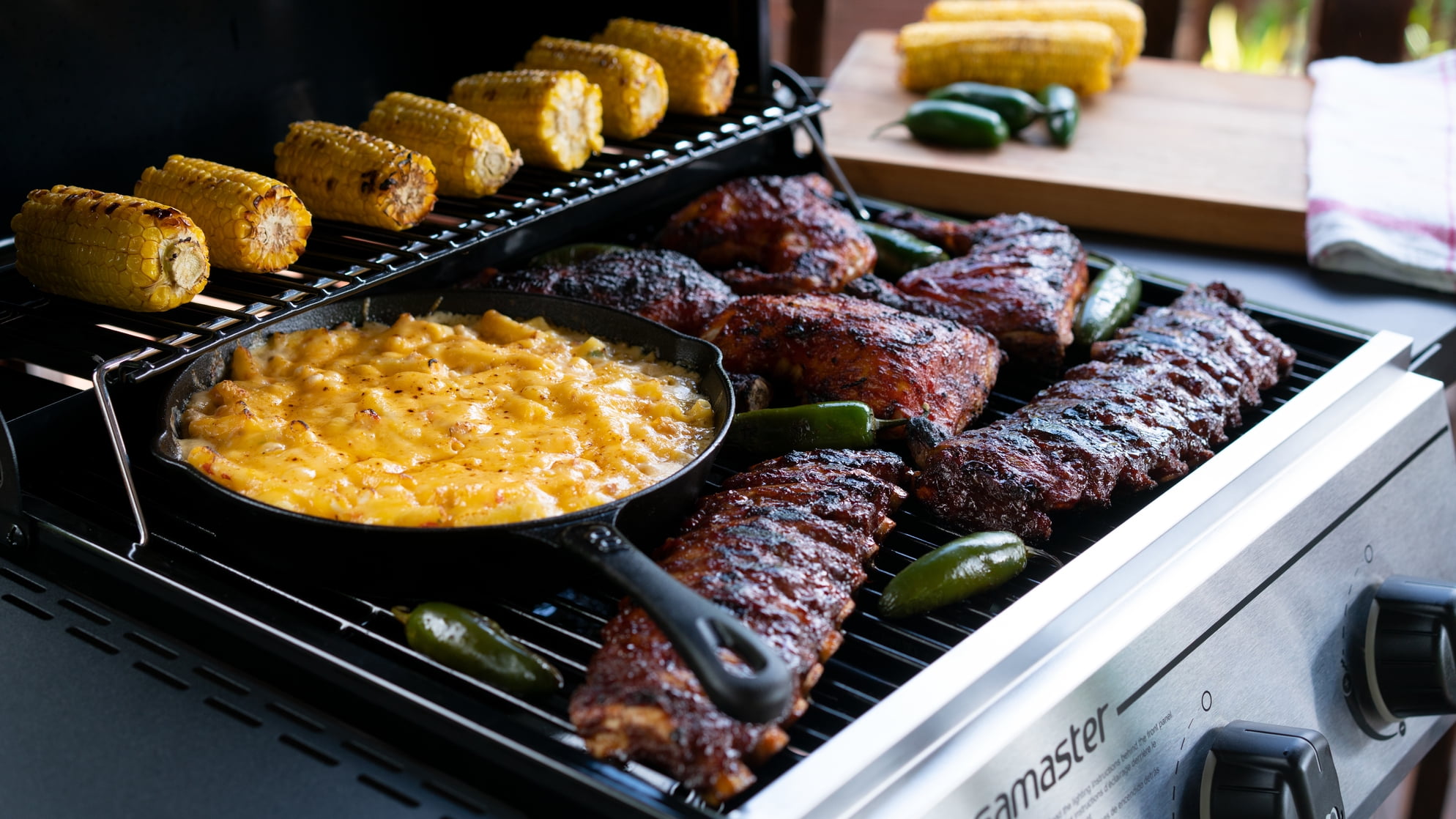 Megamaster 3 Burner Gas Grill, Liquid Propane
