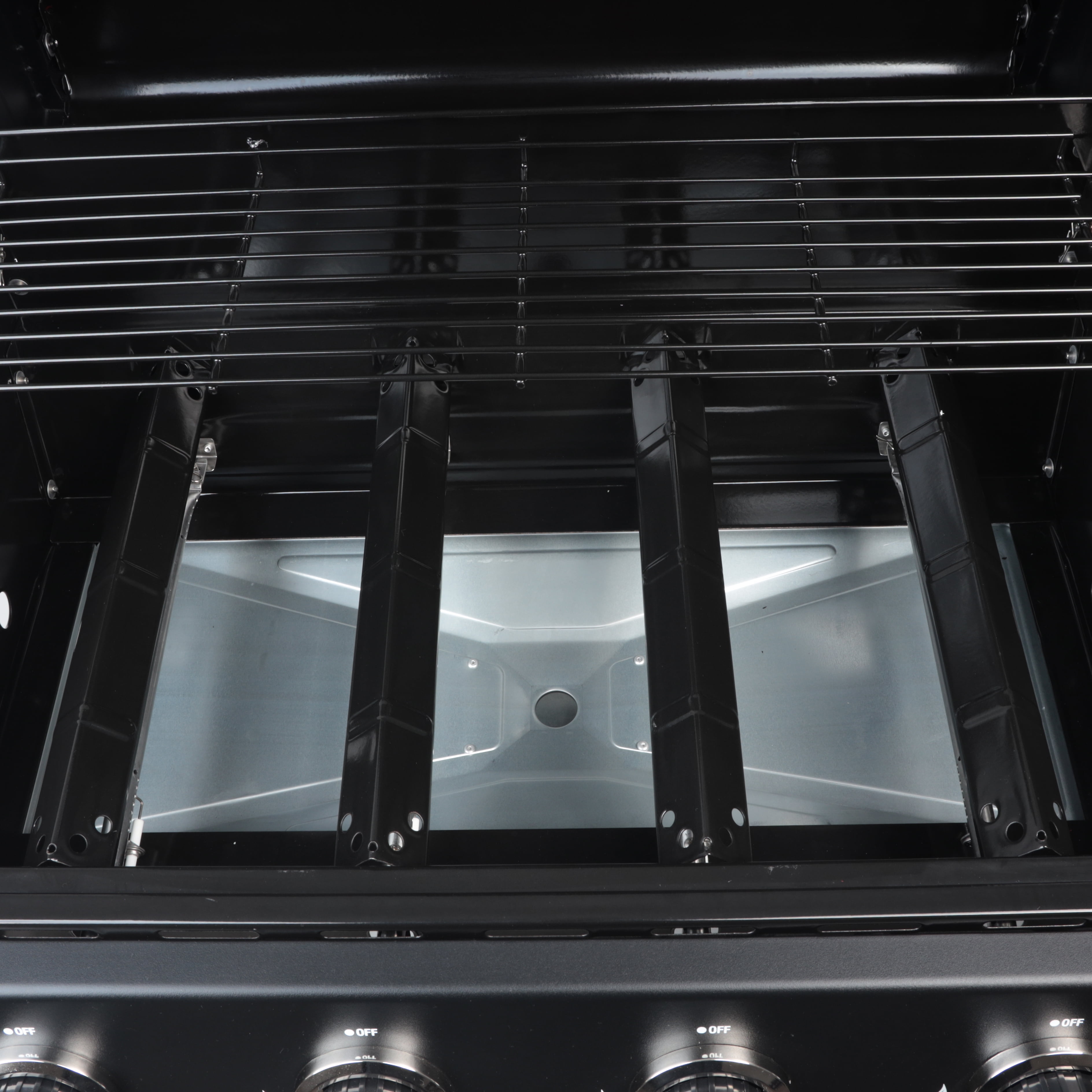 Stainless Steel 4-Burner Gas Grill with Side Burner