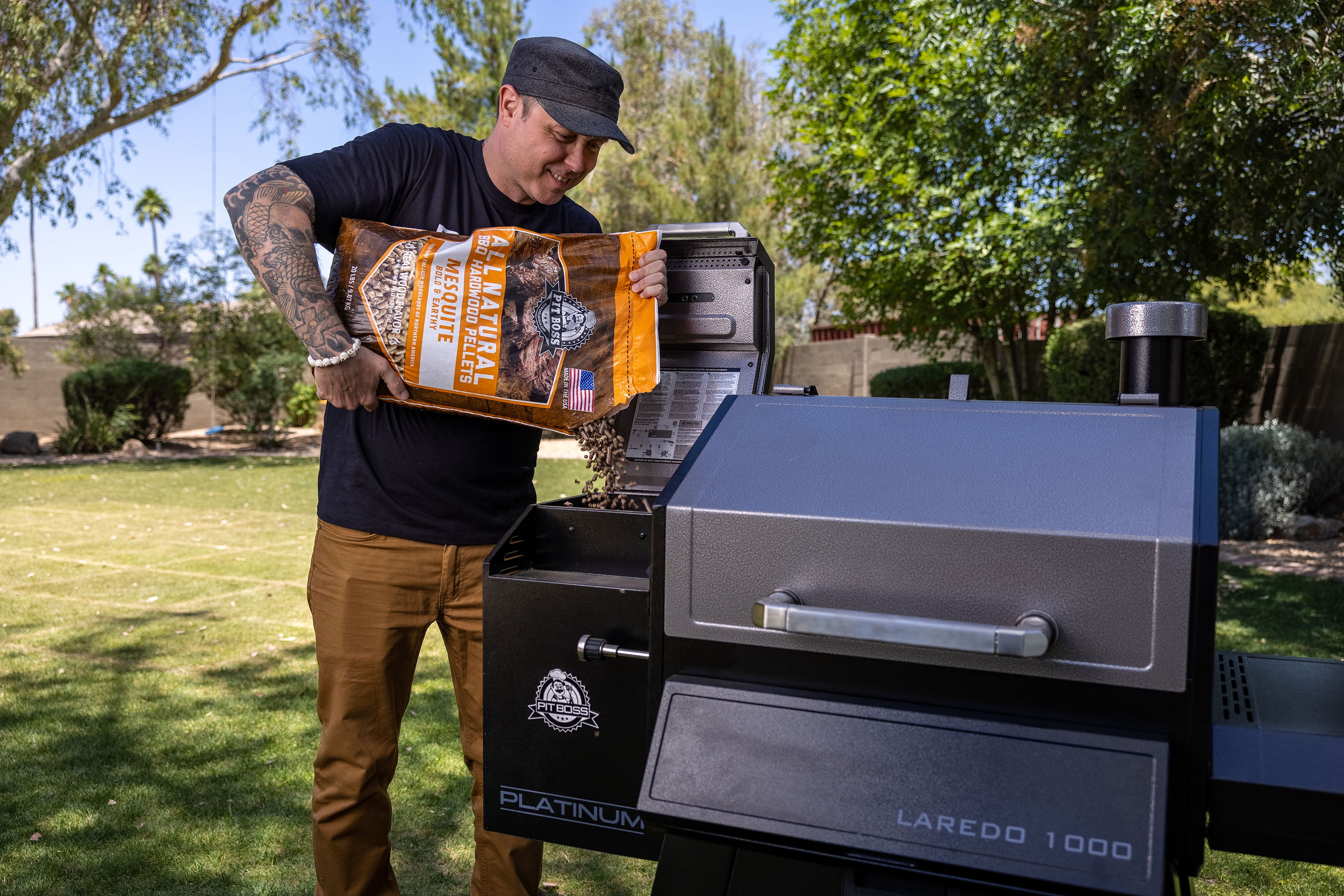 100% Hardwood Mesquite Grilling Pellets, 20 lb Bag