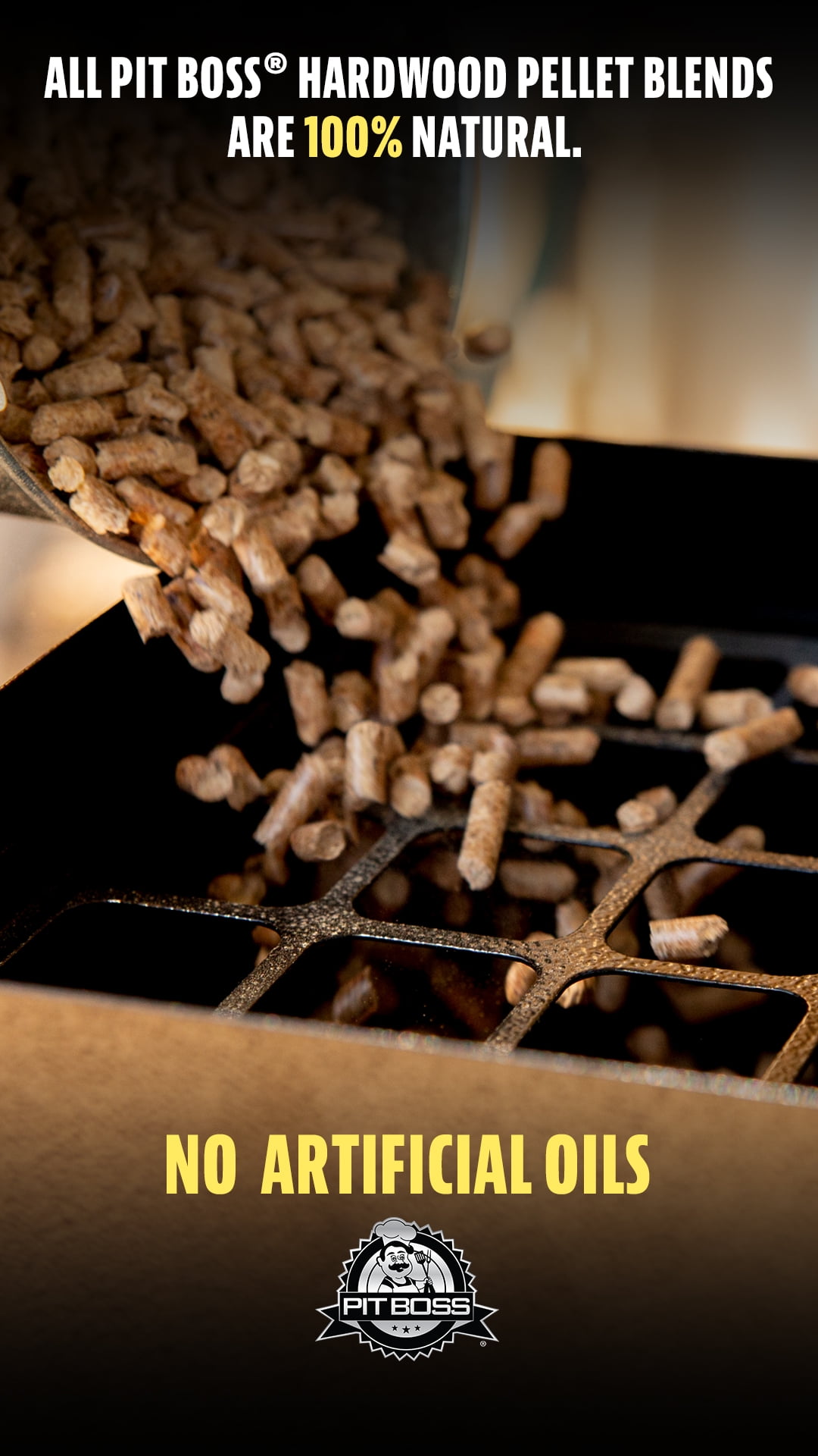 Pit Boss 100% Natural Hardwood Grilling Pellets, 40lbs