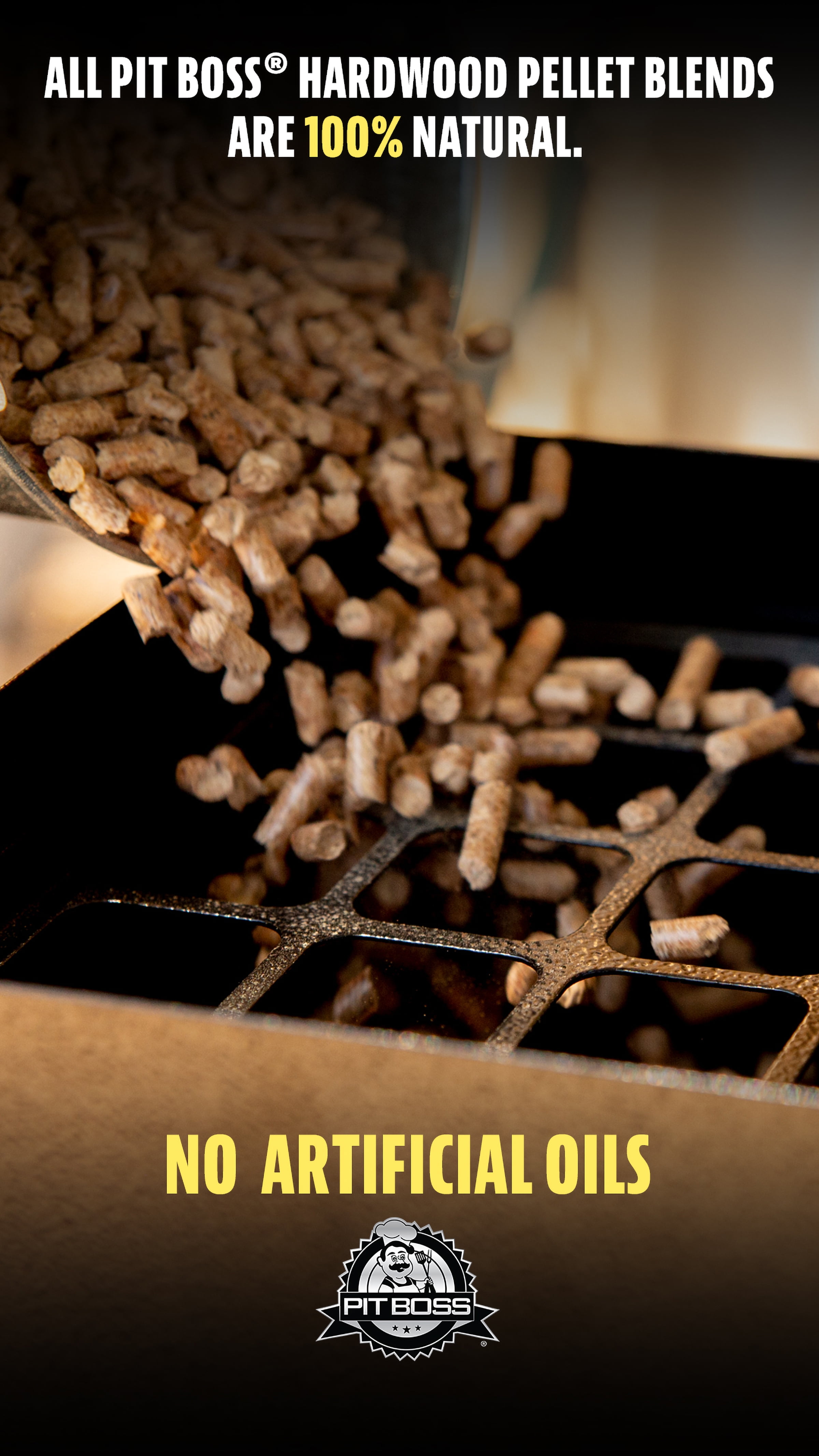 Pit Boss Hickory BBQ Pellets (20 lbs)