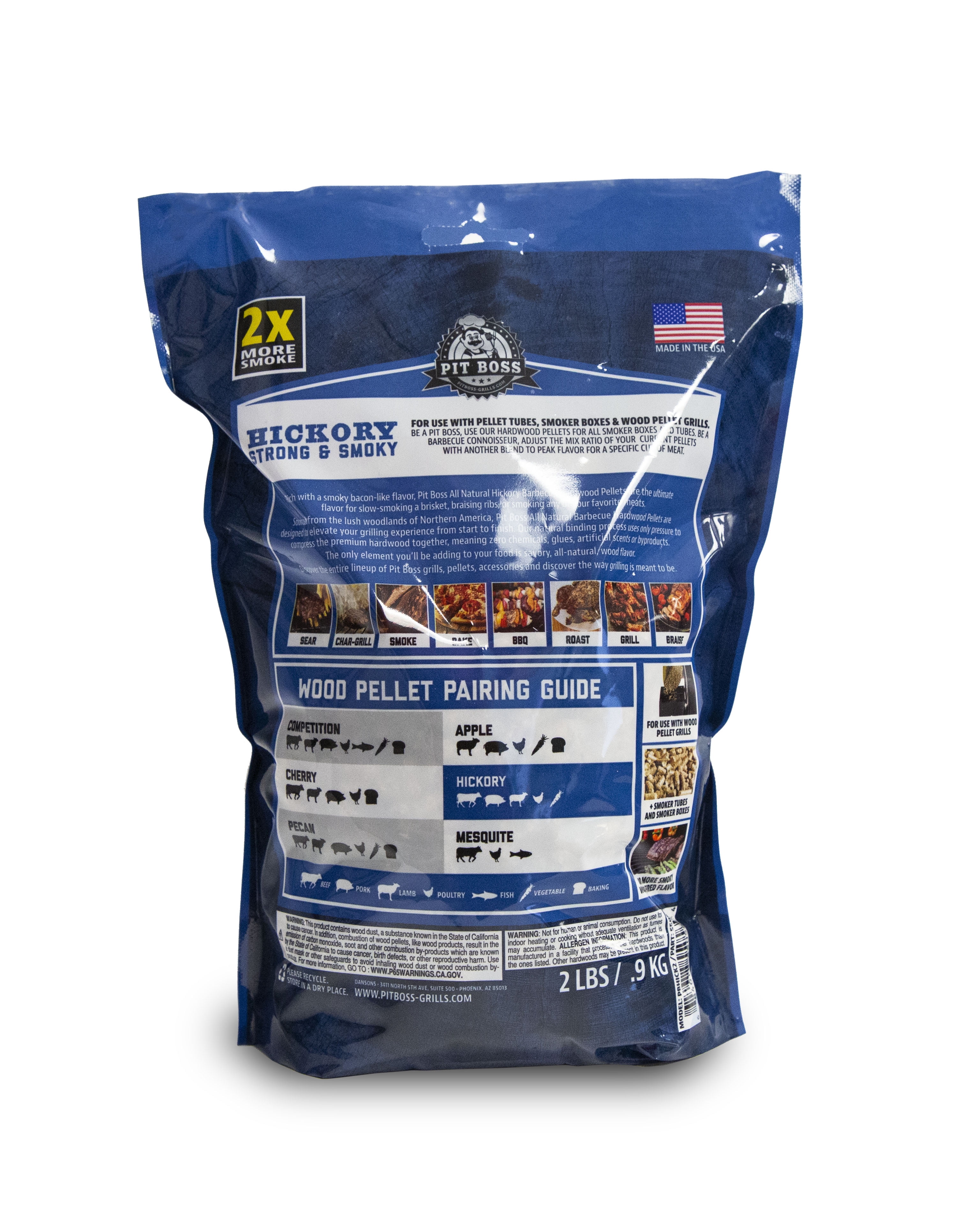 Pit Boss Hickory BBQ Pellets (20 lbs)