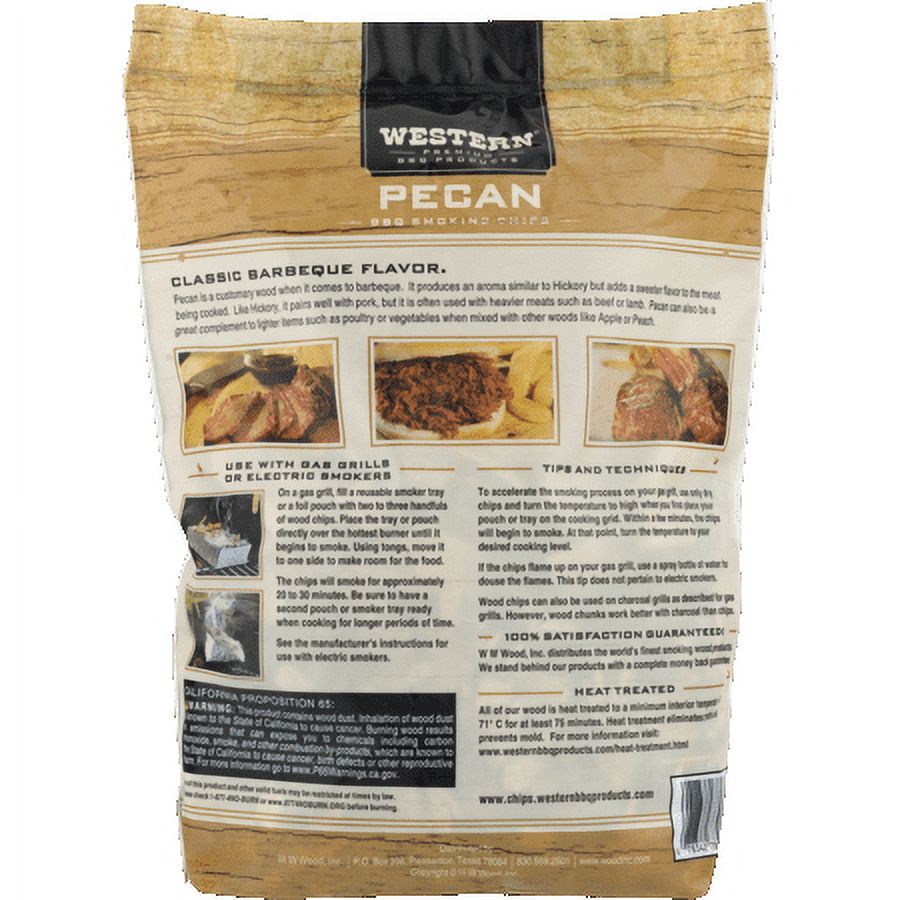 Pecan BBQ Smoking Chips - Western Premium