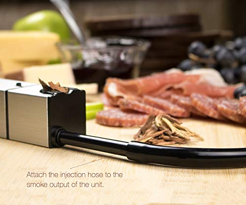 Outdoor Cocktail and Food Smoker Kit with Wood Chips