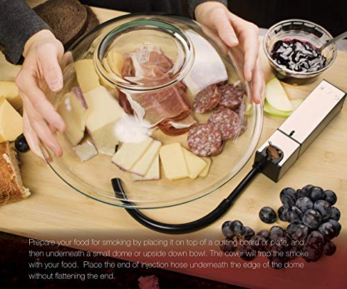 Outdoor Cocktail and Food Smoker Kit with Wood Chips