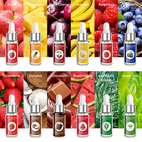 12 Pack Food Flavoring Oils for Outdoor Cooking