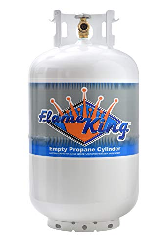 30 lb Steel Propane Tank with Overflow Protection Valve