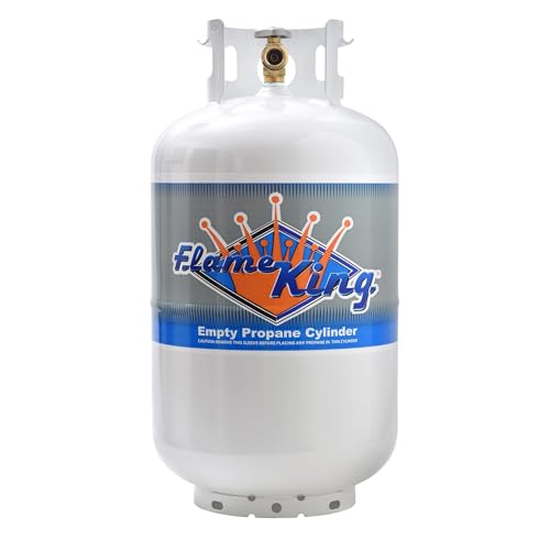 30 lb Steel Propane Tank with Overflow Protection Valve
