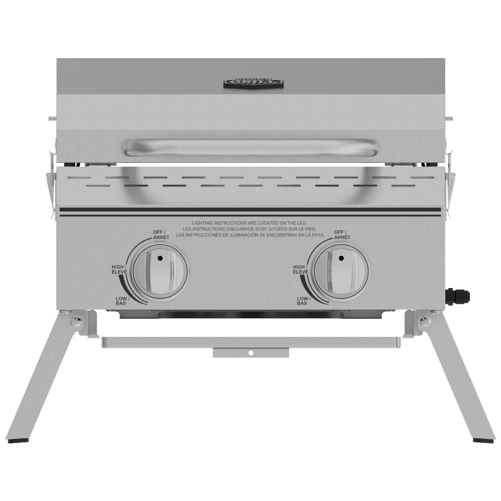 Tabletop Propane Gas Grill with 2 Burners
