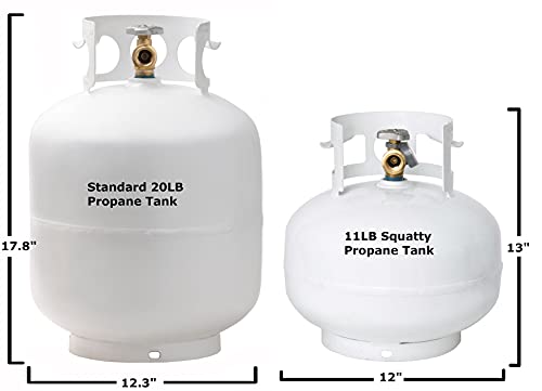 Squatty Propane Tank Cylinder with OPD Valve