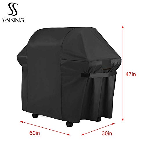 Saking Grill Cover,55 Inch BBQ Barbecue Gas Grill Covers Waterproof Outdoor Charbroil Cover
