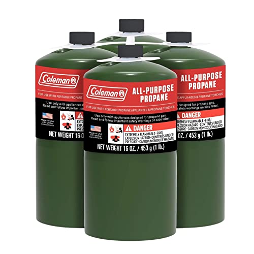 Coleman Propane Replacement Fuel Cylinders - 4 Pack